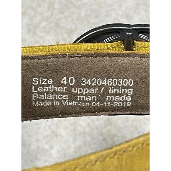 Dansko Susie Yellow Milled Nubuck Cork Wedge Slide Sandal Women 9/EU 40-ADJ Mule - Picture 11 of 11